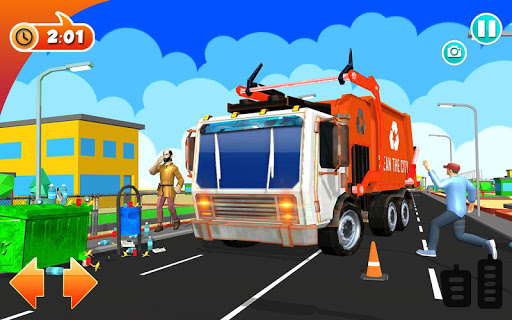 Urban Garbage Truck Driving - Waste Transporter