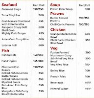 Grubsoul Seafoods menu 1