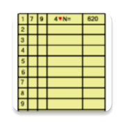 ScoreSheet for Duplicate Bridge