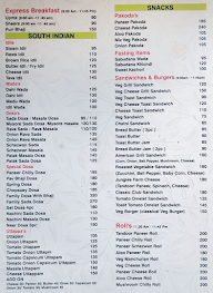 Arunya Restuarant menu 3