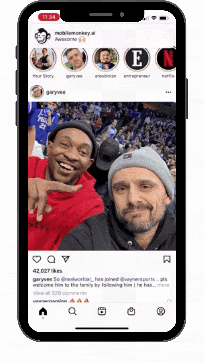 increase engagement on Instagram by adding a linke to Instagram Stories