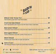 Gabru Di Chaap menu 3