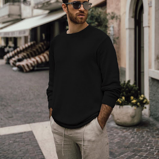 Title 2, New Autumn and Winter Long-Sleeved Knitted Pull...