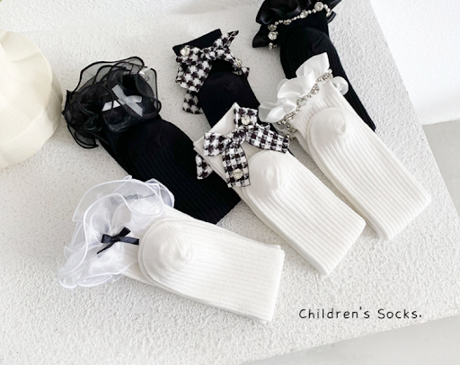 Title 6, Lolita College Style Girls New Bow Lace Socks