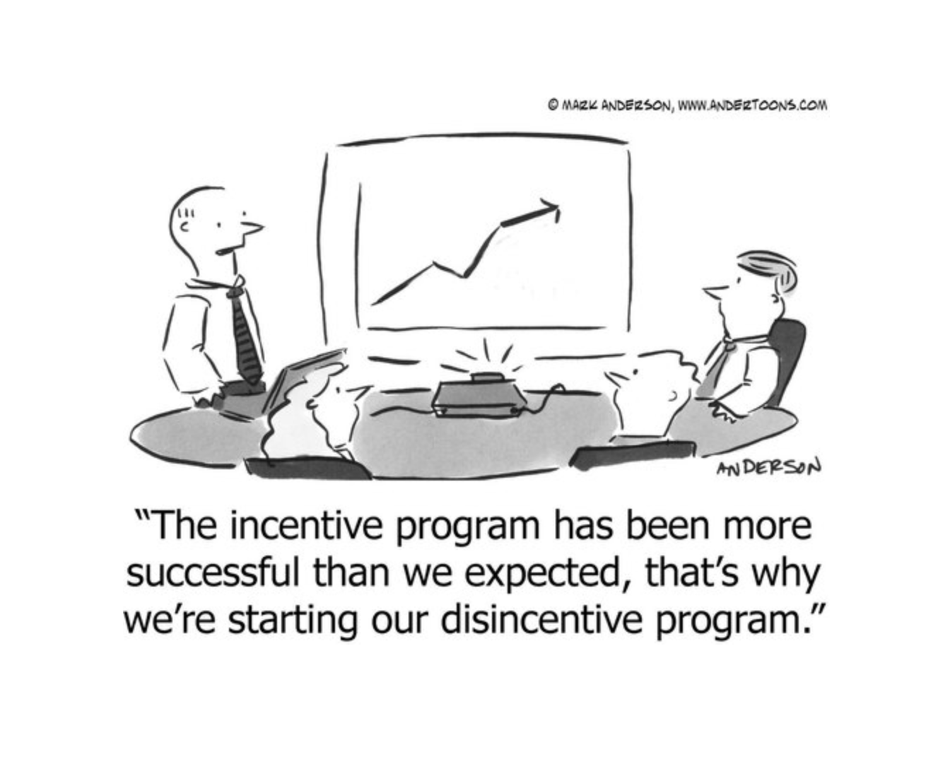 Example of how the incentive program has been more successful than expected