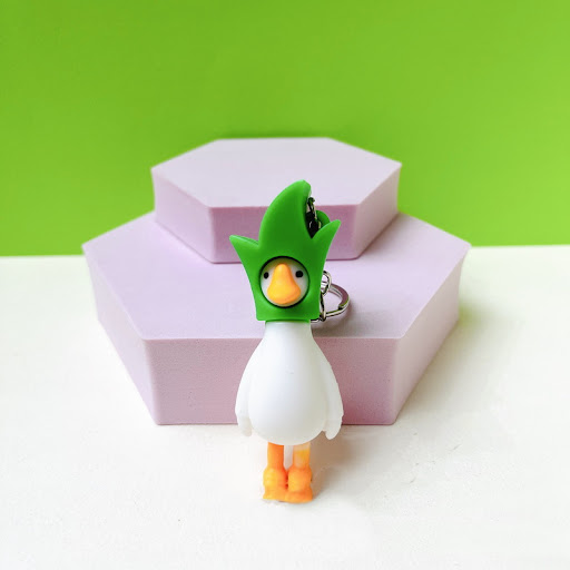 Title 5, Creative Cartoon Goose Doll Keychain Trendy Bag...