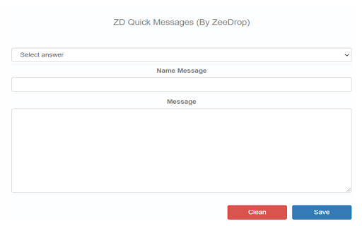 ZD Quick Messages