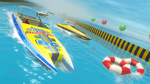 Real Speed Boat Stunts - Impossible Racing Games