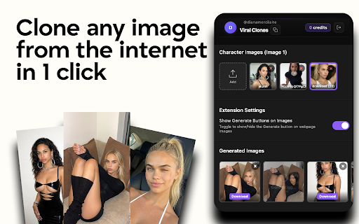 Viral Clones - AI image cloner screenshot 1