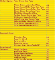 The Juicy Pizza & Burger menu 3