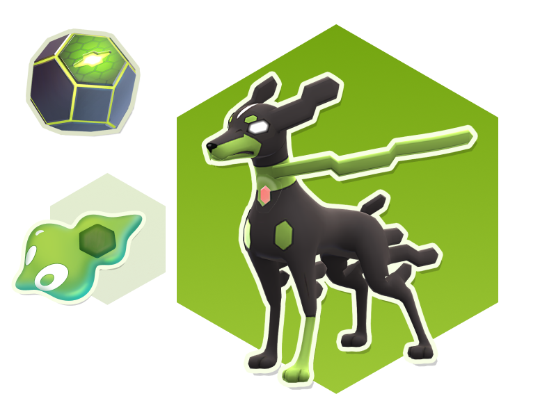 Zygarde, a new Pokemon in Pokemon GO looks as follows (in all