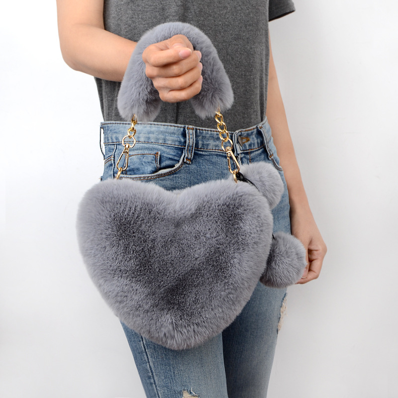 Title 2, Sacs Love Bags en peluche souple pour femmes Sa...