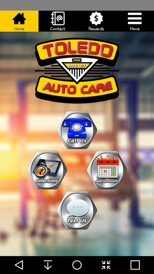 Android application Toledo Auto Care screenshort