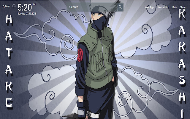 Awesome Kakashi Wallpapers NewTab Theme