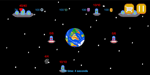 Screenshot Pixel Earth Defense