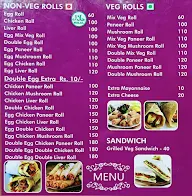 Rock N Roll menu 1