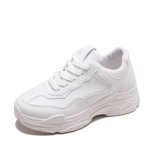 Title 2, Womens Thick-Soled White Shoes Spring New Ulzz...