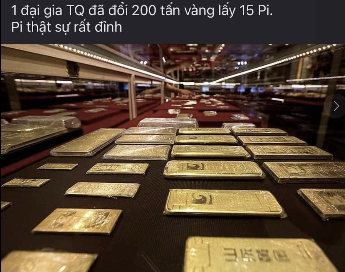 Tính ra mỗi PI tương đương với 13 tấn vàng 😮