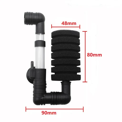 1pcs 48x80mm Sponge Aquarium Filter for Fish Tank Air Pump Skimmer Biochemical Sponge Filter Aquarium Bio Filter Filtro 