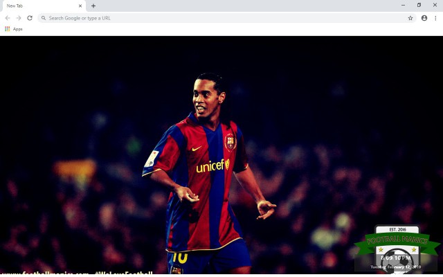 Ronaldinho New Tab & Wallpapers Collection