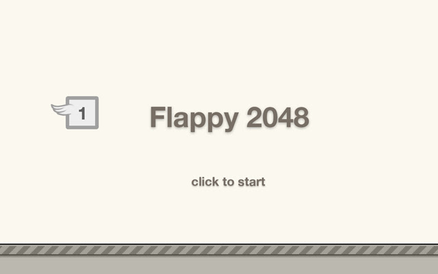 Flappy 2048 chrome extension