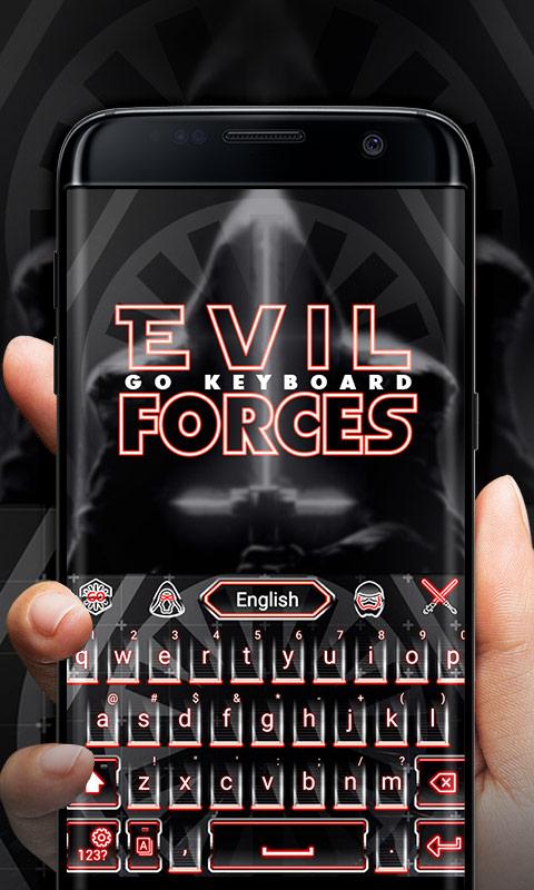 Скриншот Evil Forces Go Keyboard Theme