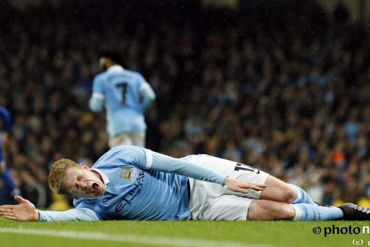 Blessure de De Bruyne: le ligament latéral touché selon Pellegrini