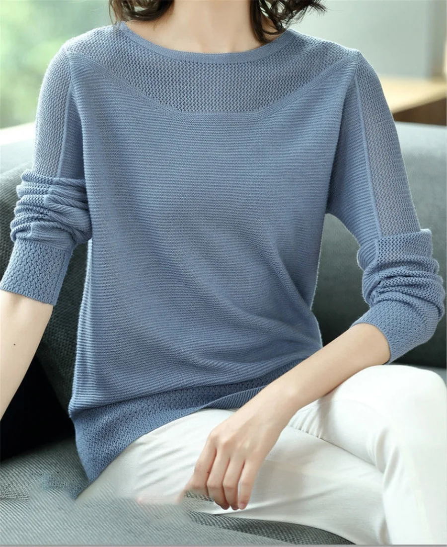 Title 2, Der neue Eisseiden-Strickpullover, das neue One...