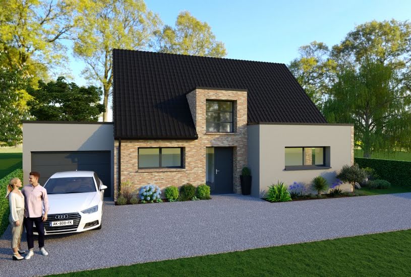  Vente Terrain + Maison - Terrain : 609m² - Maison : 110m² à La Couture (62136) 