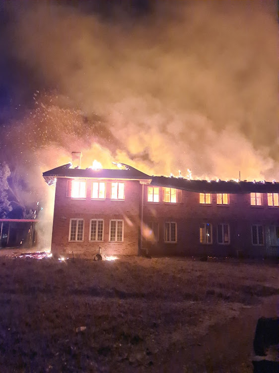 The staff quarters at Mpilo Central Hospital in Zimbabwe caught alight on Wednesday, with US$500,000 worth of property being destroyed.