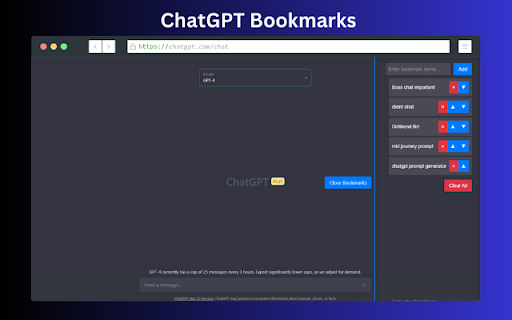 ChatGPT Bookmark Manager