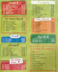 Gopal Sweets menu 1