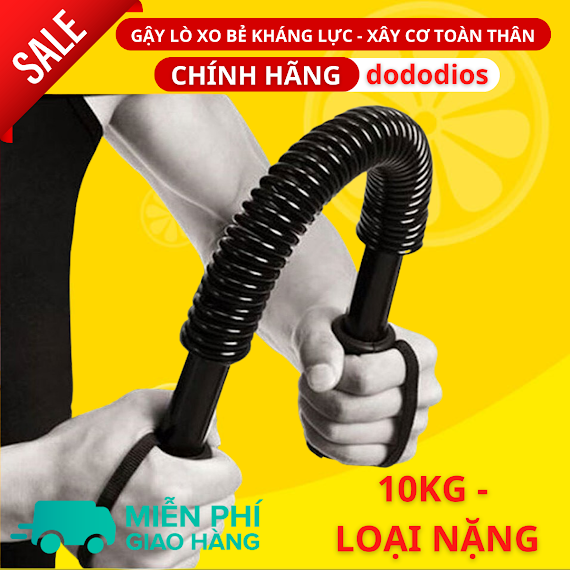 Gậy Lò Xo 10Kg Cho Bé Trẻ Em Loại Nặng Tập Cơ Tay Và Thể Dục Tại Nhà - Chính Hãng Dododios