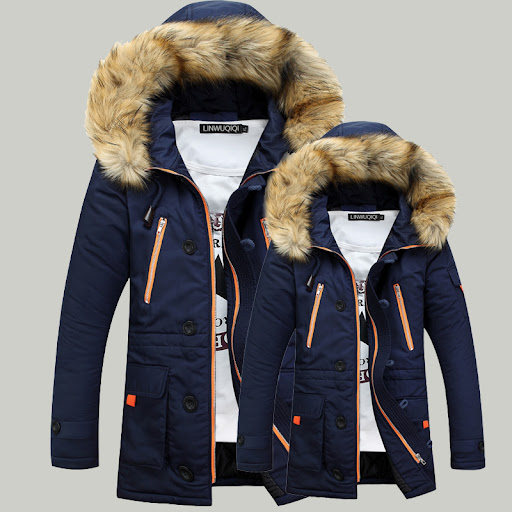 Title 4, Mens autumn and winter thick padded jacket, sl...