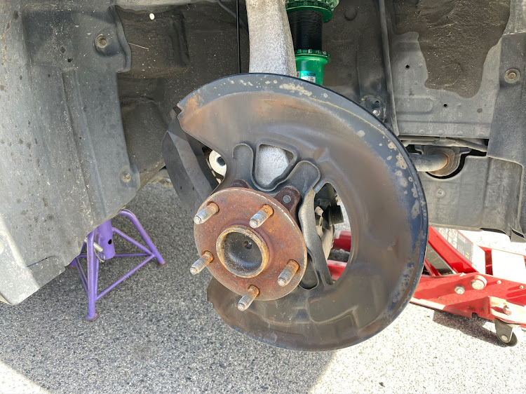 クラウンアスリートのブレーキリフレッシュ・ほぼ新車？・DIXCEL PD・RACHING GEAR・Koyoに関するカスタム事例の投稿画像6枚目