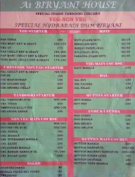 A1 Biryani House menu 3