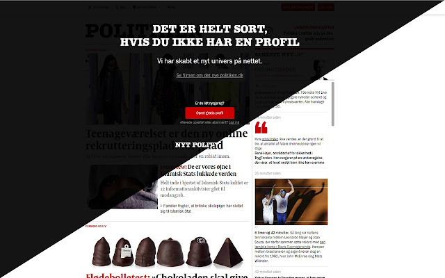 UnAccount for Politiken.dk