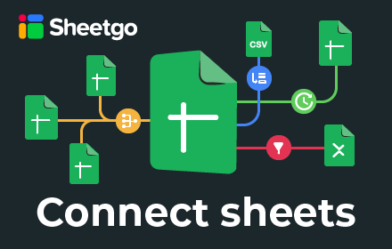 Sheetgo | Connect, Filter, Merge, Excel, CSV small promo image