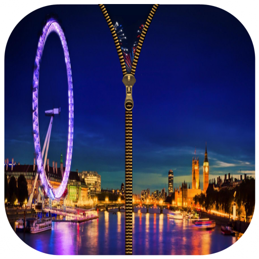 London Eye Zipper Screen Lock