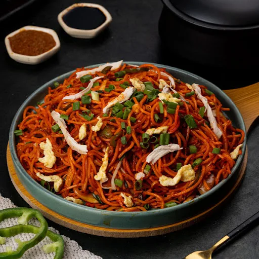 Chicken Schezwan Hakka Noodles