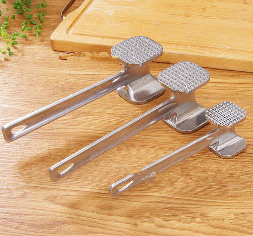 Title 3, Aluminum Meat Hammer for Tenderizing & Flatteni...