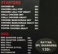 Bismi Shawarma menu 1