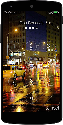 Rainy City Lock Screen