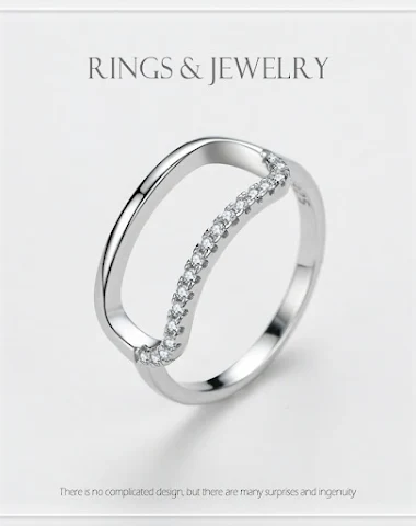 S925 Sterling Silver Rectangular Pe - 0