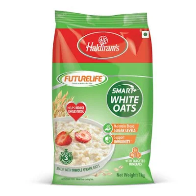 Haldiram's Haldiram Futurelife White Oats, 100% Healthy &Natural - 400 gm