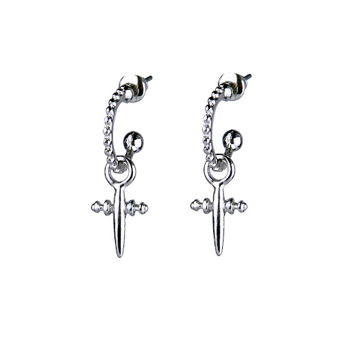 Title 7, Simple Cross Earrings for Women, Graceful and C...