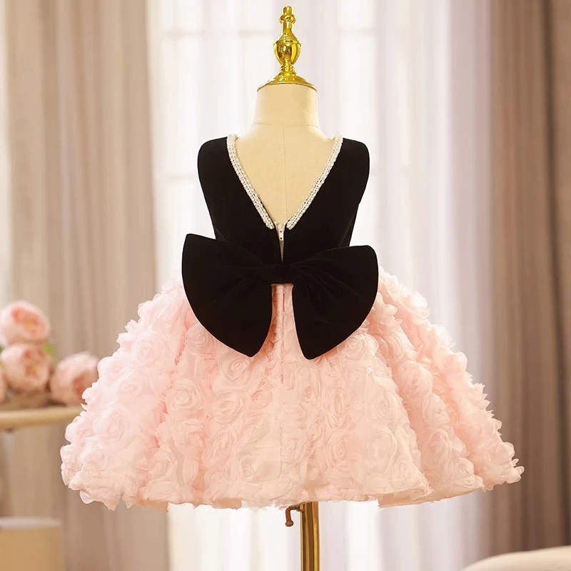 Prinsessenjurk voor een Jaar Oude Baby Meisje Viering Laat uw kleine prinses stralen op haar eerste verjaardag met deze schattige jurk!