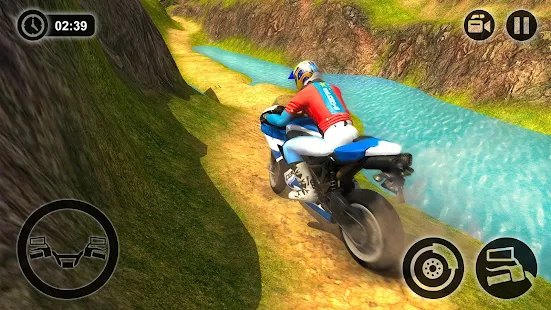  Uphill Offroad Motorbike Rider- 스크린샷 미리보기 이미지  