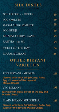 Jannath Tea House menu 4