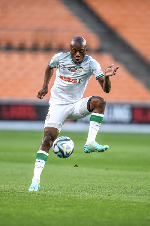 AmaZulu FC's Ben Motshwari during the Carling Knockout match between Kaizer Chiefs and AmaZulu FC on Saturday